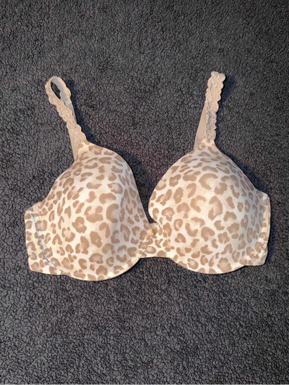 Natori Beige Leopard Print T-Shirt Bra